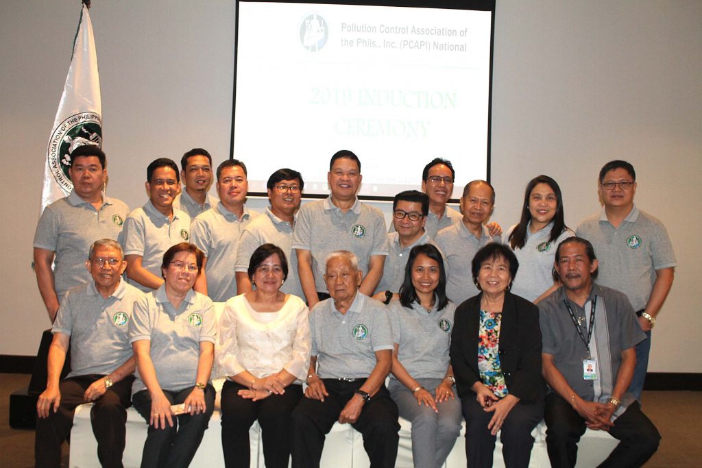 The induction of new set of Officers and Board of Trustees of the Pollution Control Association of the Philippines, Inc.