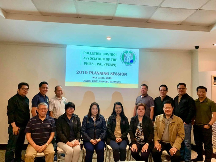 The new set of Officers and Board of Trustees of the Pollution Control Association of the Phils., Inc. National concluded a successful planning session last July 25- 26, 2019 at Canyon Cove in Nasugbu, Batangas.