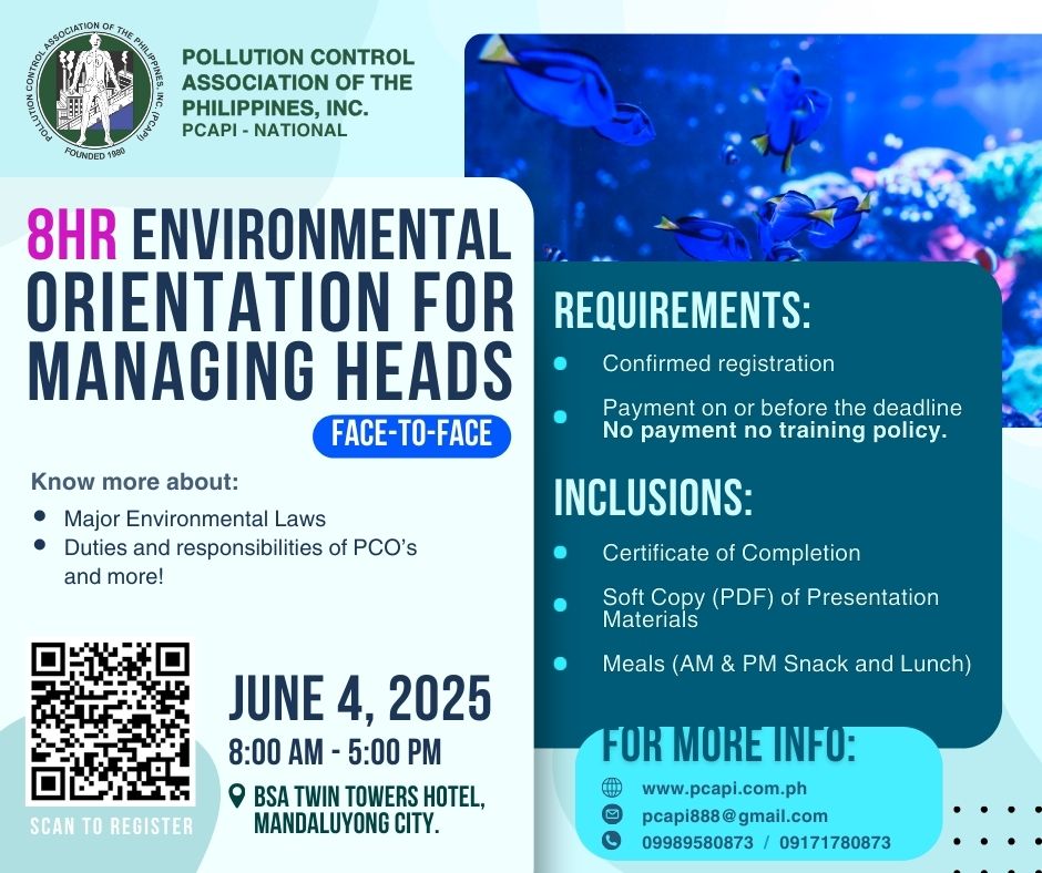 8 HOUR ENVIRONMENTAL ORIENTATION FOR MANAGING HEADS (JUNE 2025)