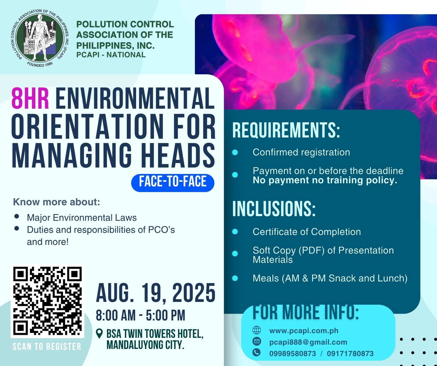 8 HOUR ENVIRONMENTAL ORIENTATION FOR MANAGING HEADS (AUGUST 2025)
